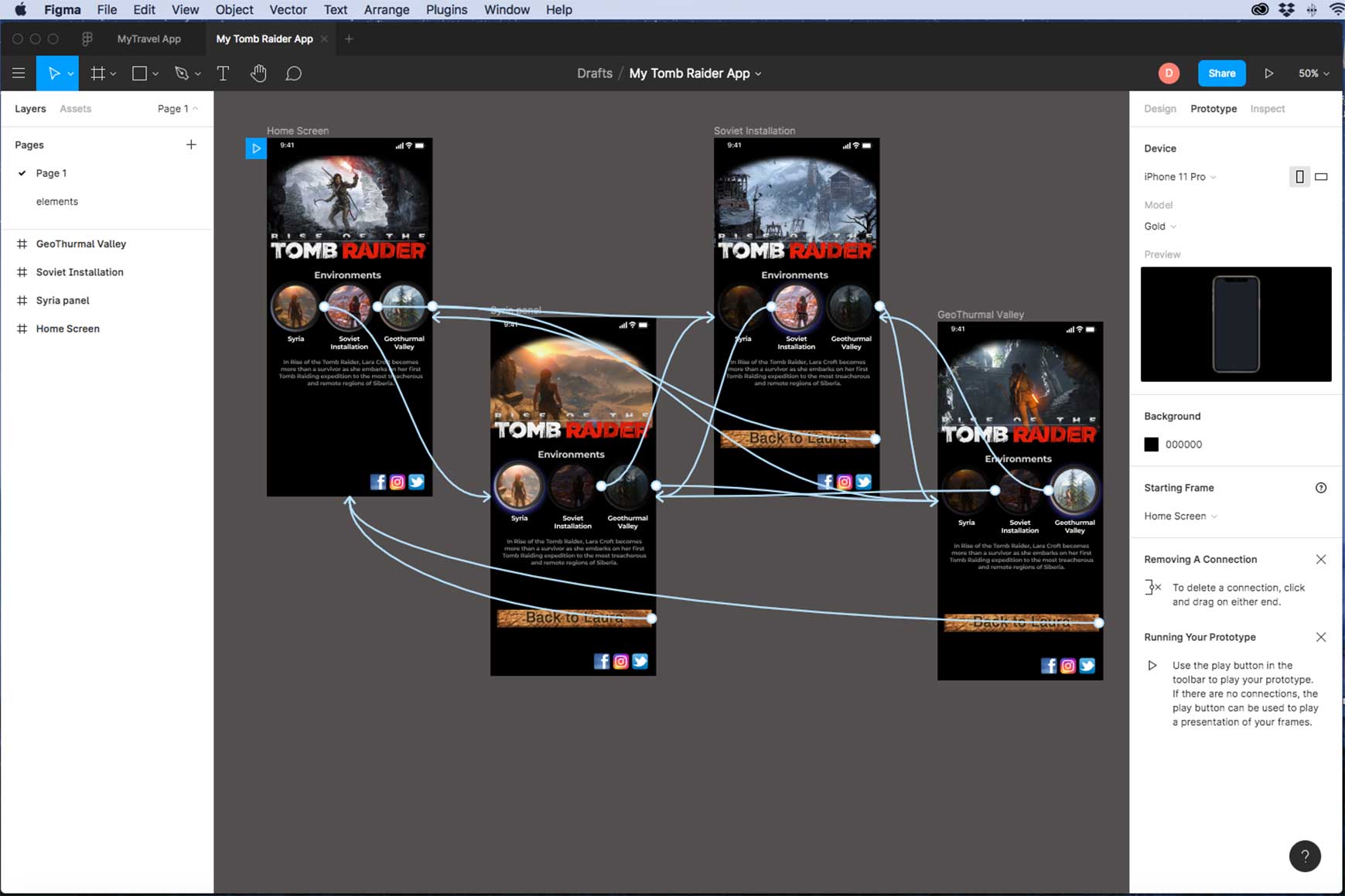 Figma Prototype Template